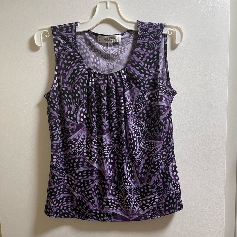 Jones Studio Purple Women Tank